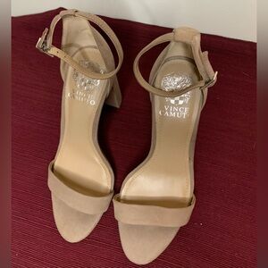 Vince Camuto Tan Women's Sandals high heels 
Size 8